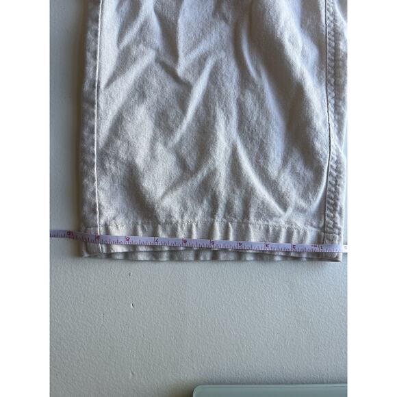 Paradise Collection Pants Mens L Linen Blend Lightweight Beige Resort Relaxed - Picture 7 of 8